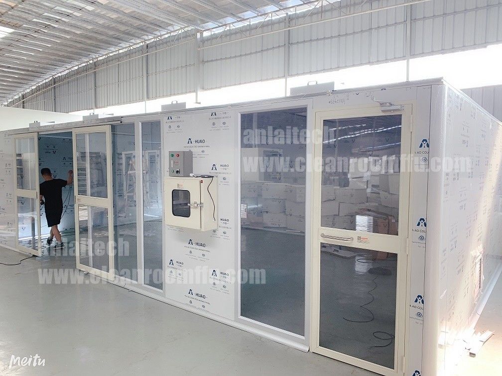 ISO 5 GMP Standard Modular Clean Room with Pass Box supplier